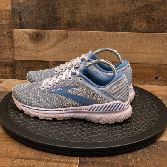 BROOKS ADRENALINE GTS 22 WOMENS ATHLETIC SHOES RUNNING WALKING GYM BLUE SZ 8.5B - Picture 5 of 9